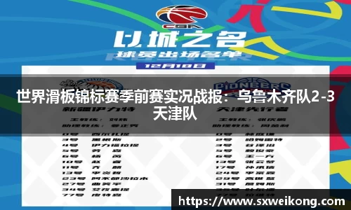 世界滑板锦标赛季前赛实况战报：乌鲁木齐队2-3天津队